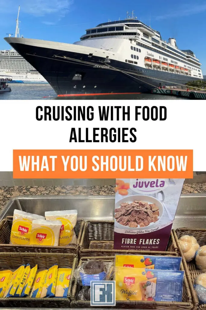 Holland America cruise ship, and gluten-free food on Cunard