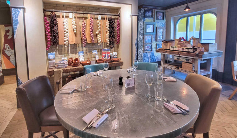 Jamie's Italian Restaurant on the Ovation of the Seas