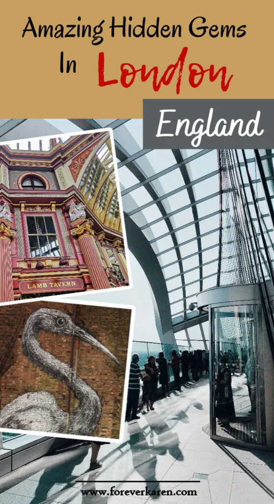 Leadenhall Market, Sky Gardens, and Shoreditch wall art in London