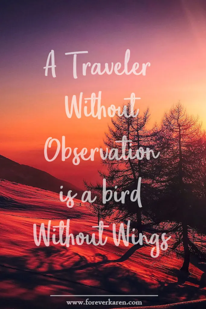 We wander for distraction but we travel for fulfillment. Here are 35 travel quotes to feed your Wanderlust and encourage you to continue on another adventure.