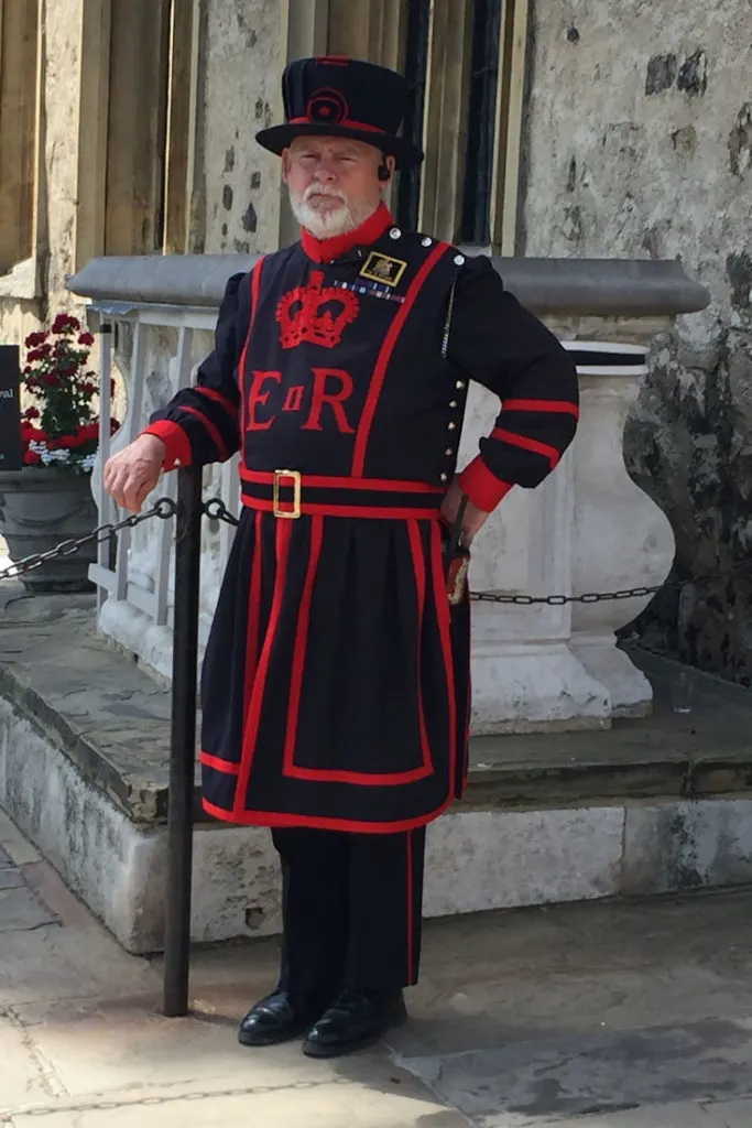 A Yeoman Warder at the Tower Of London