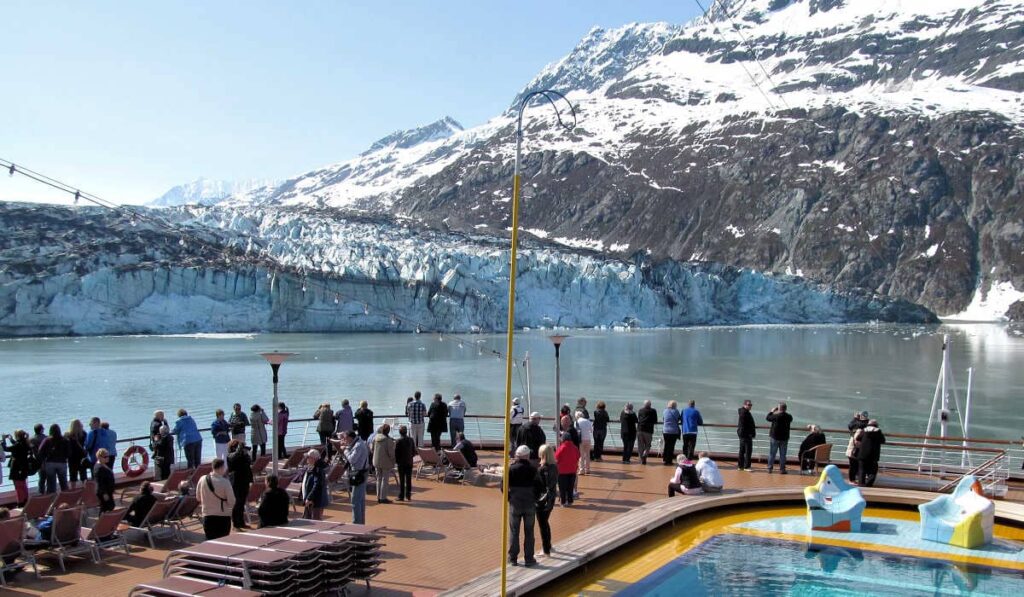 Cruise ship in Glacier Bay National Park, Alaska