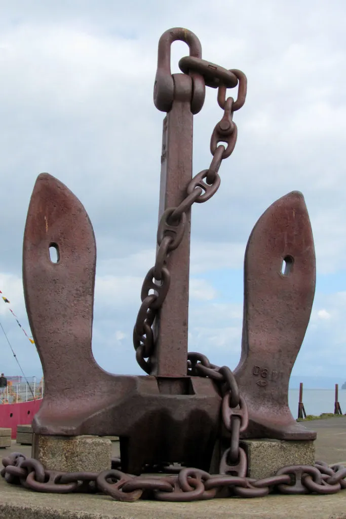 Giant anchor at the Columbia River Maritime Museum