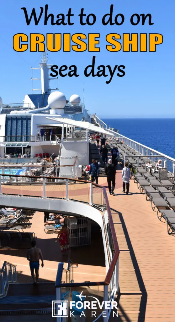 Believe it or not, some passengers love sea days. It’s an opportunity to disconnect with the real world and do nothing but relax. So, what to do on sea days? Read on to discover what cruise ships offer their passengers. #cruising #cruisetips #cruisetravel