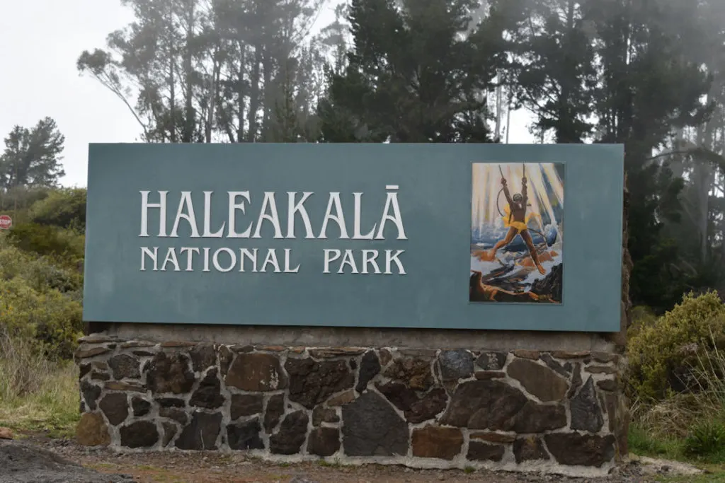 Haleakala National Park sign