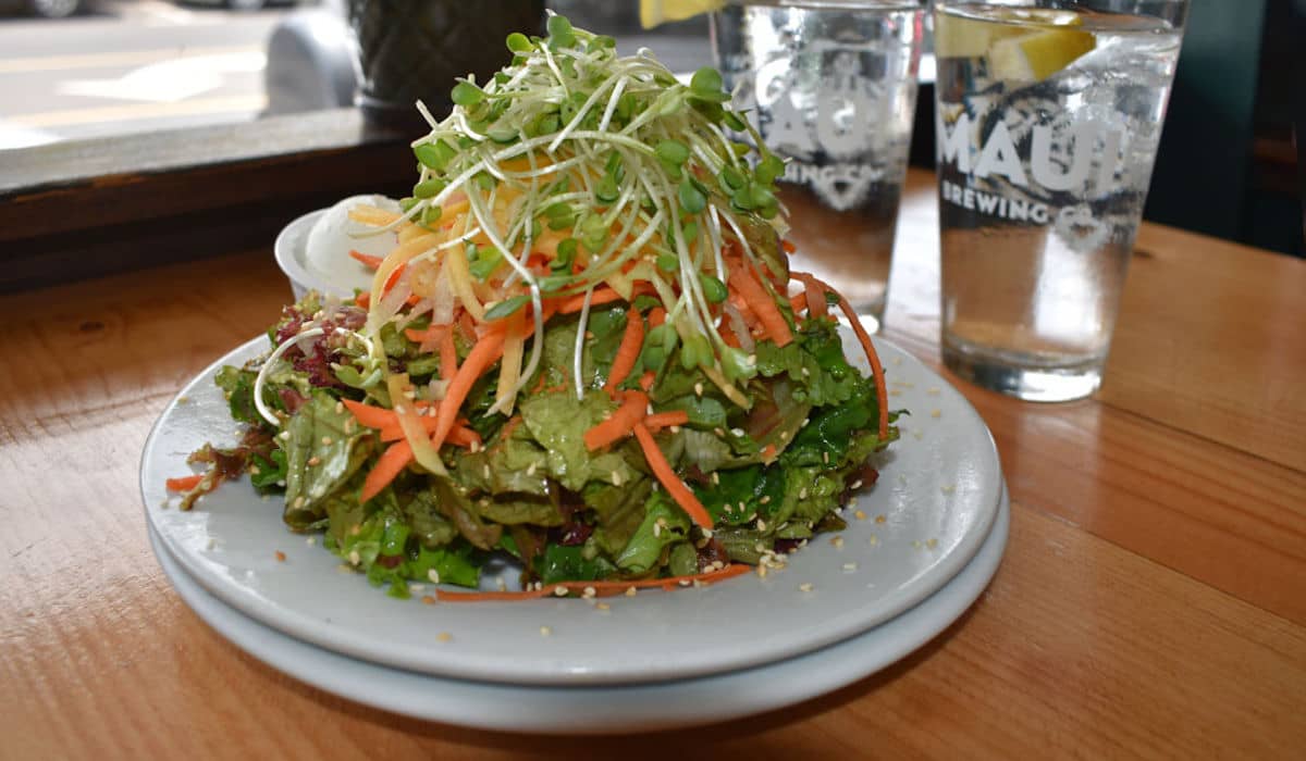 Flatbread Company organic salad