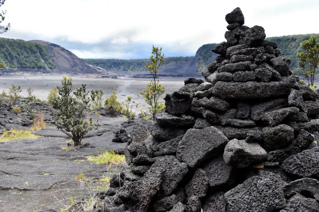 View across the Kilauea Iki crater floor