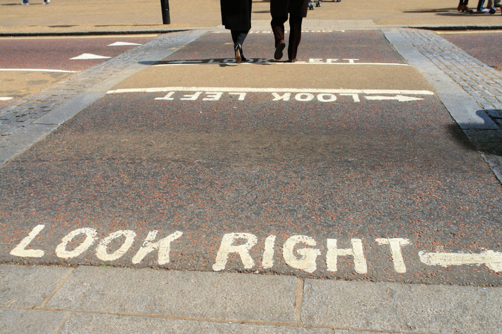 Mistakes to avoid in London: look right, look left, look right again