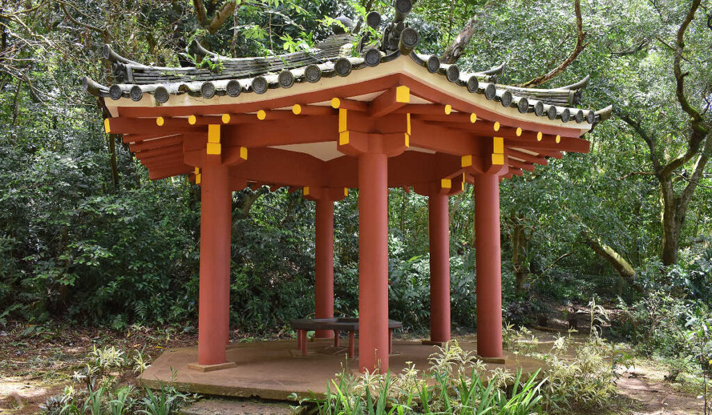 The Meditation Pavilion at the Byodo-In Temple