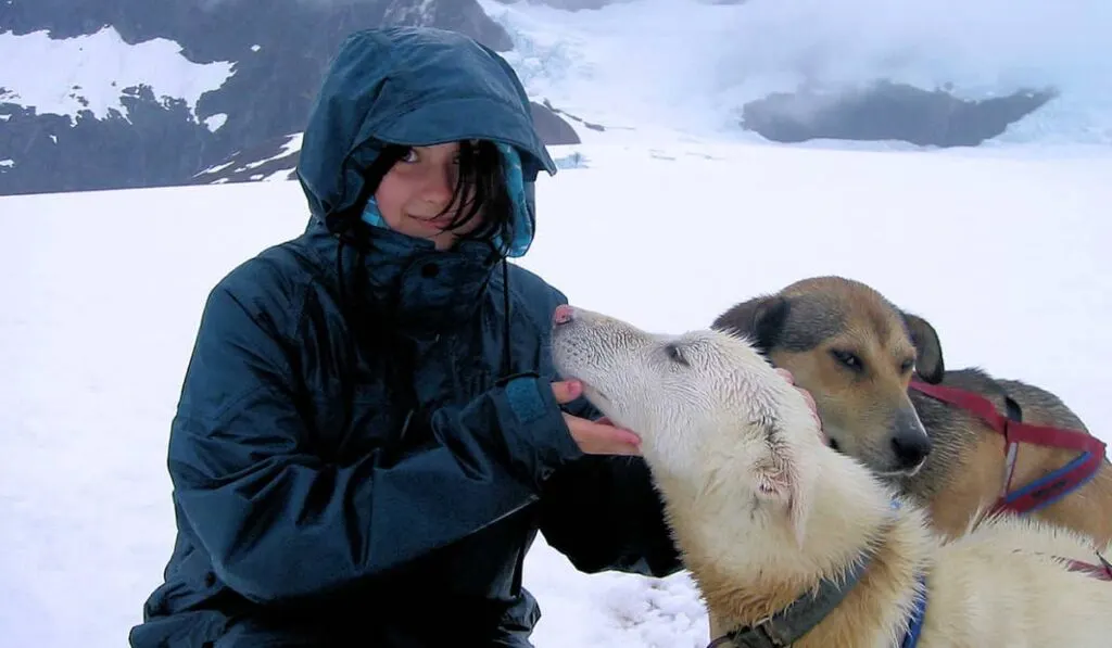 Amber with Polar and Maggot