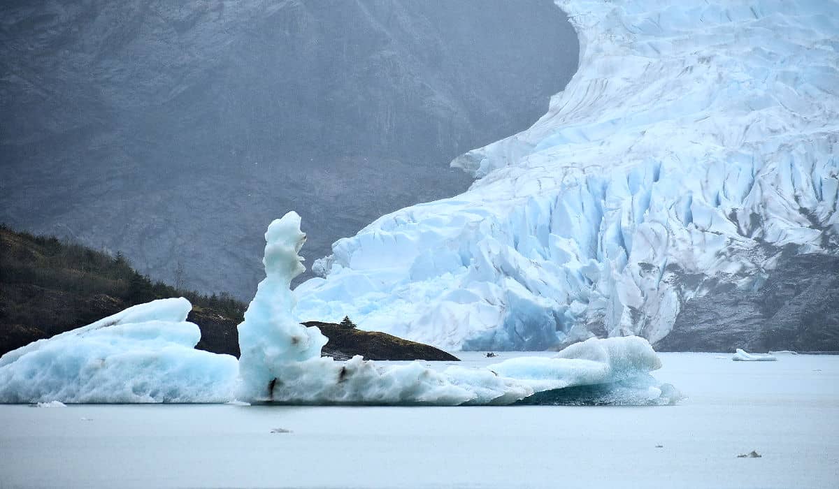Icebergs at Mendenhall Glacier