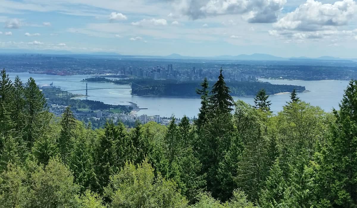View of Vancouver from Cypress Bowl Lookout