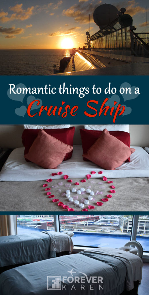 Romance is a state of mind, and no matter where you are cruising, there are plenty of ways to add a little romance on your cruise. Here are some great ideas for a couples’ cruise vacation. #cruisetips #honeymoon #couplescruise #cruiseromance