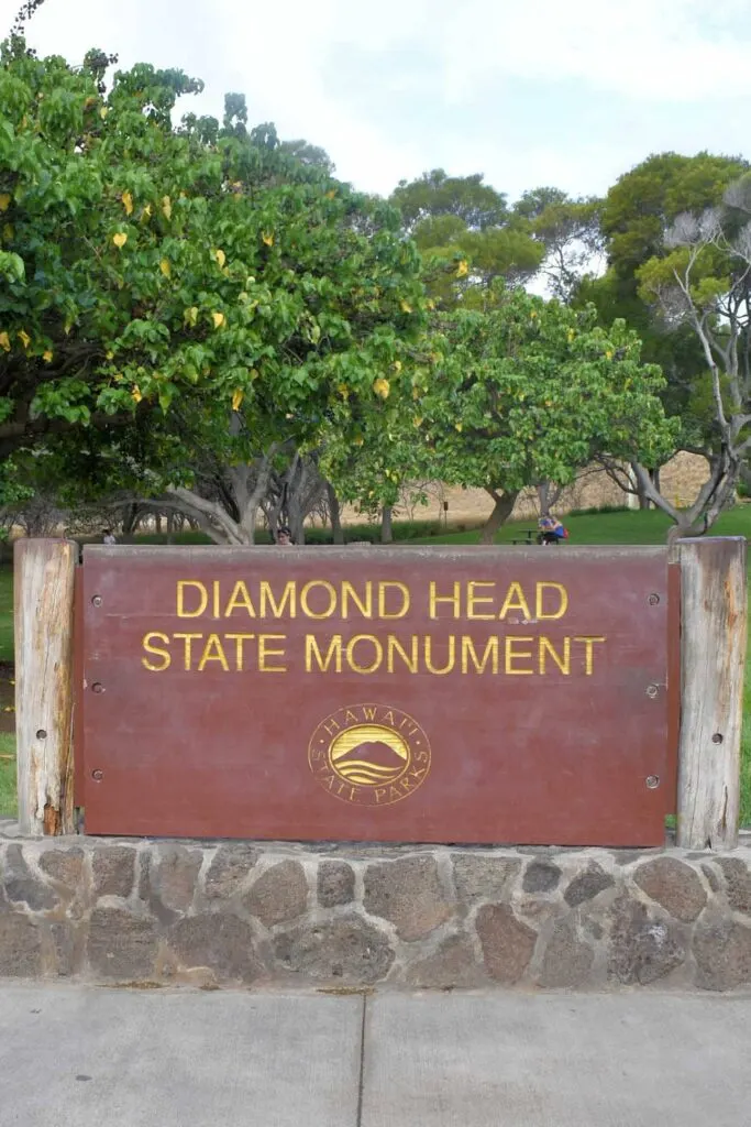 Diamond Head State Monument on Oahu