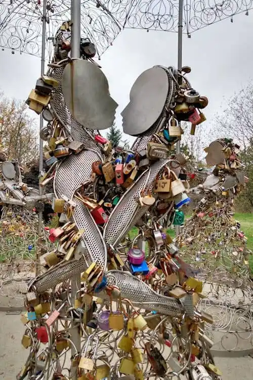 Love in the Rain art installation