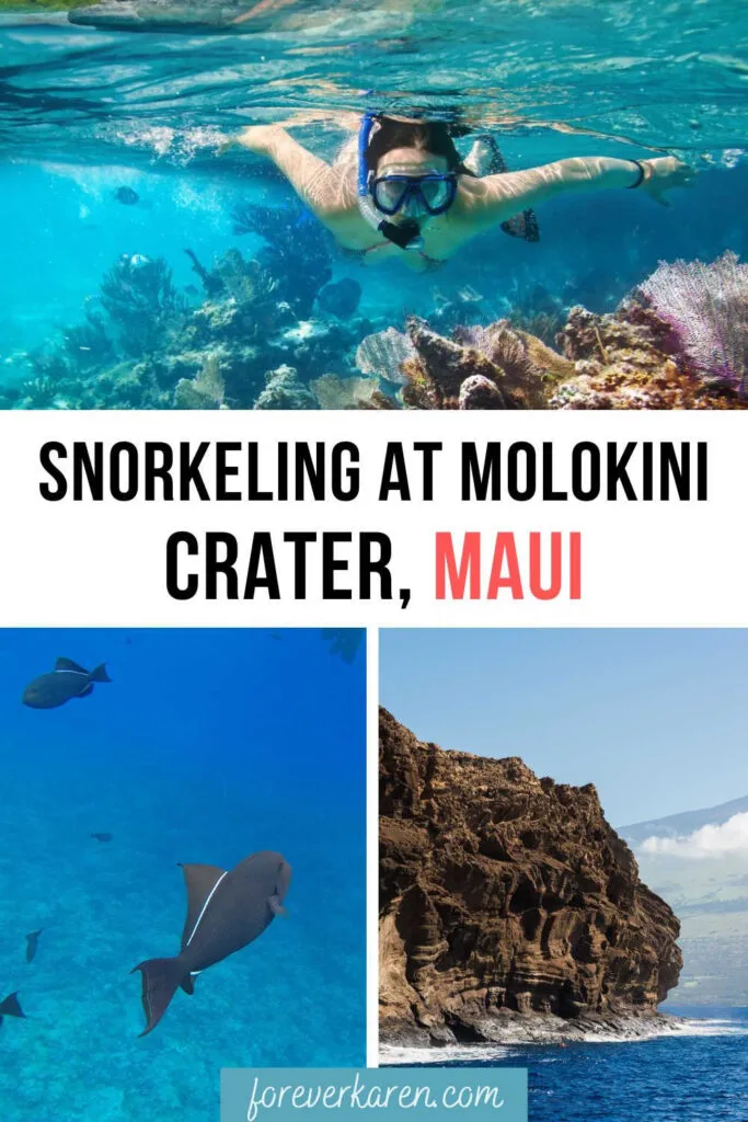 Snorkeling images around Molokini Crater, Maui