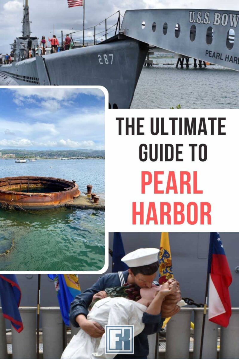 USS Bowfin, and smoke stack at Pearl Harbor