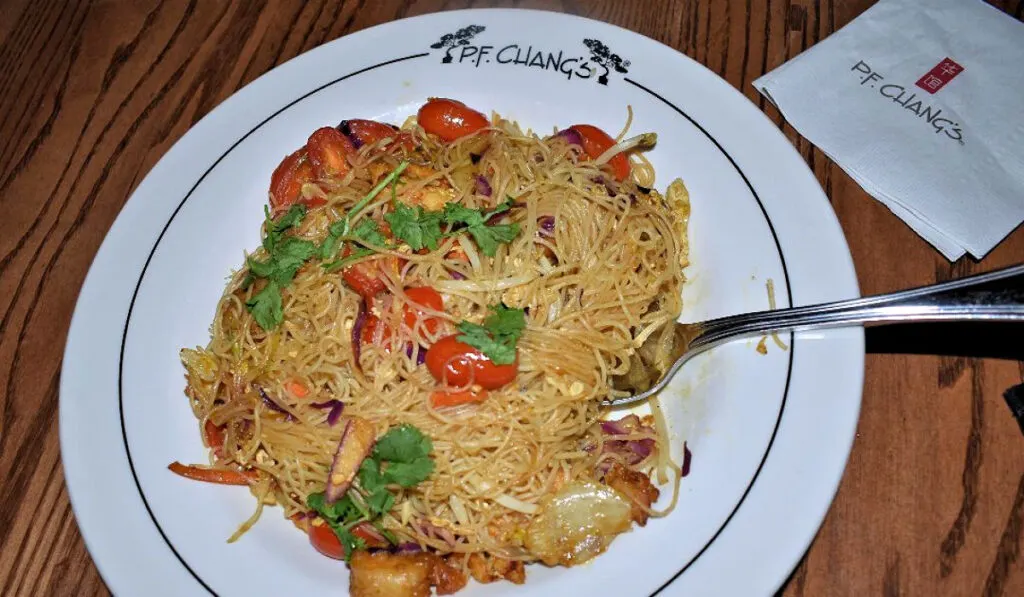 Hokkien noodles at P.F. Changs