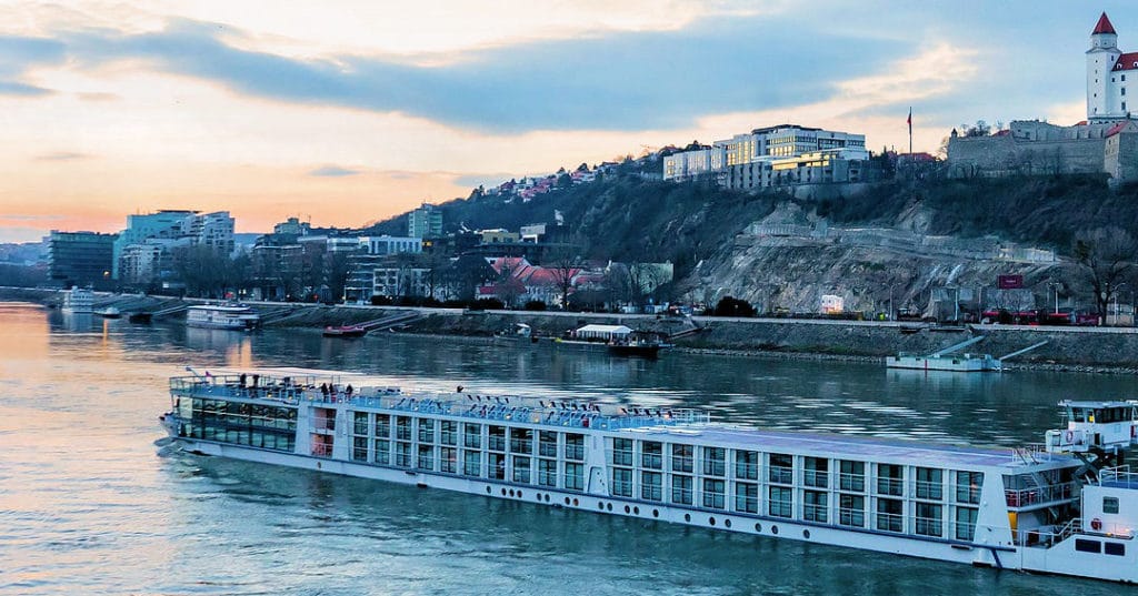 Cruising the Danube on a scenic river cruise in Europe