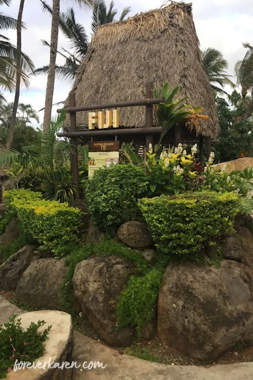Entrance to Fiji, Polynesian Cultural Center