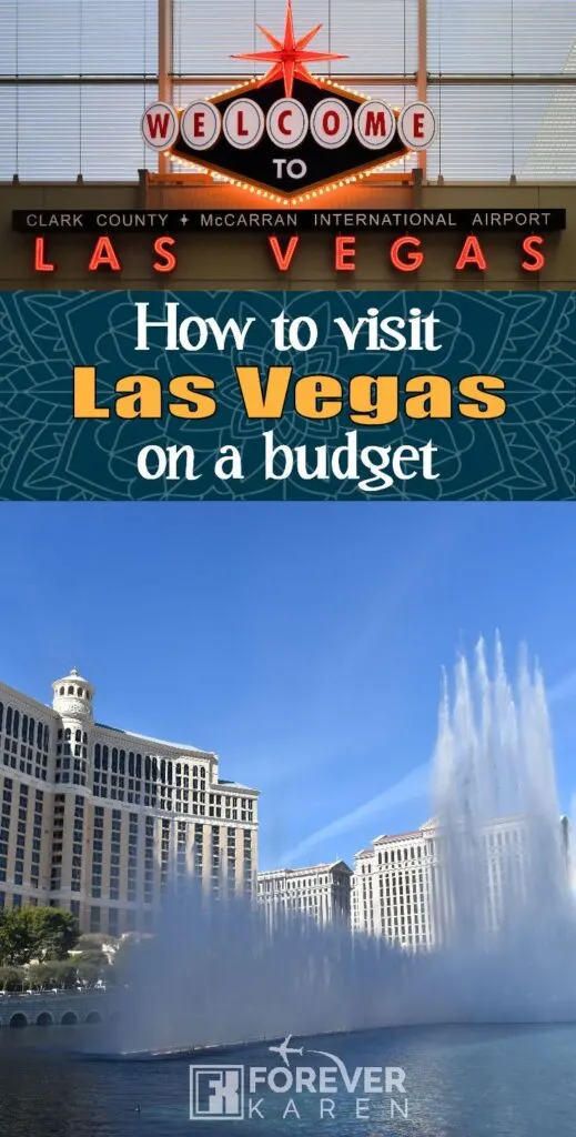 Traveling to Las Vegas on the cheap? Tips on which days to stay in Vegas, where to eat on the Las Vegas strip, how to get around, free things to do and ways to get discount show tickets. #lasvegas #vegas #lasvegasstrip #nevada #lasvegasvacation