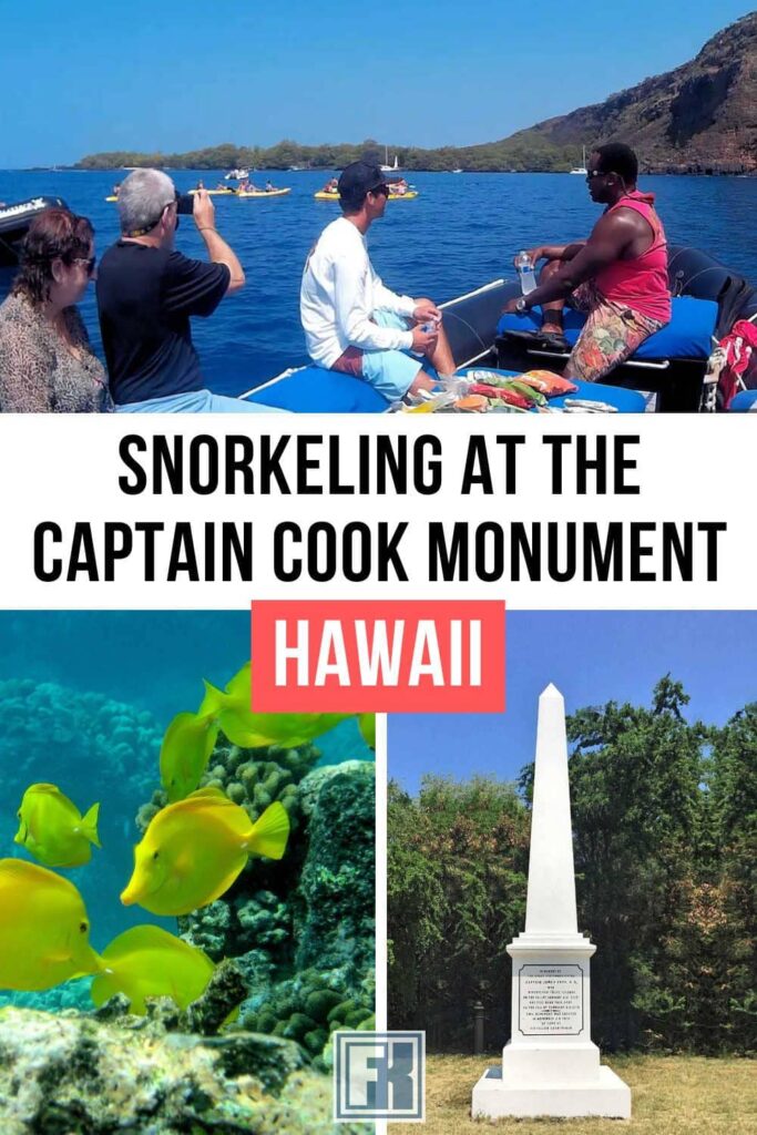 Watching dolpins at Kealakekua Bay, yellow tang fish and the Captain Cook Monument