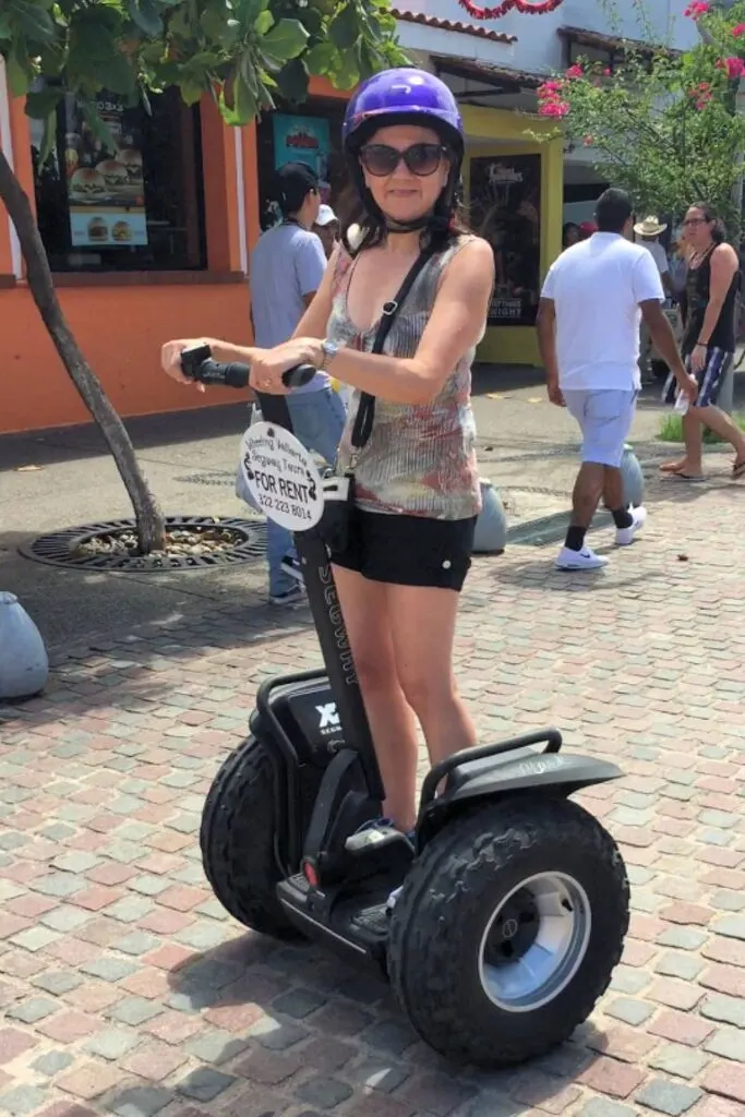 Karen on a Segway in Puerto Vallarta