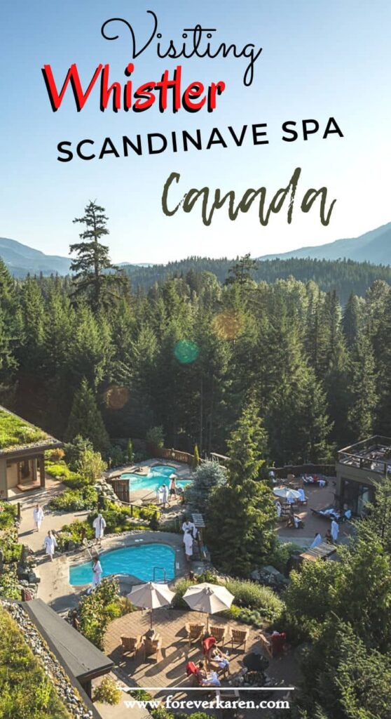 The Whistler Scandinave Spa is in an idyllic location, nestled in the forest, just beyond Whistler village. This Finnish style spa, offers hot and cold outdoor baths, saunas, steam rooms and lots of relaxation areas with hammocks and a fire pit. Complete your day with a therapeutic massage. #whistlerspa #scandinavespa #whistler 
