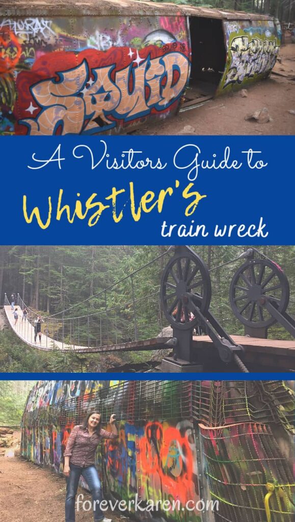Whistler’s train wreck trail is a haven for mountain bikers, photographers, hikers, and graffiti artists. Sixty years after the train crash, the forest has grown around the boxcars that are now a living canvas of graffiti. #whistlertrainwreck #whistlerhikes #whistler #trainwreck