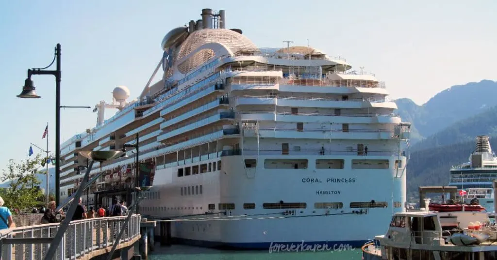 Coral Princess in Juneau, Alaska