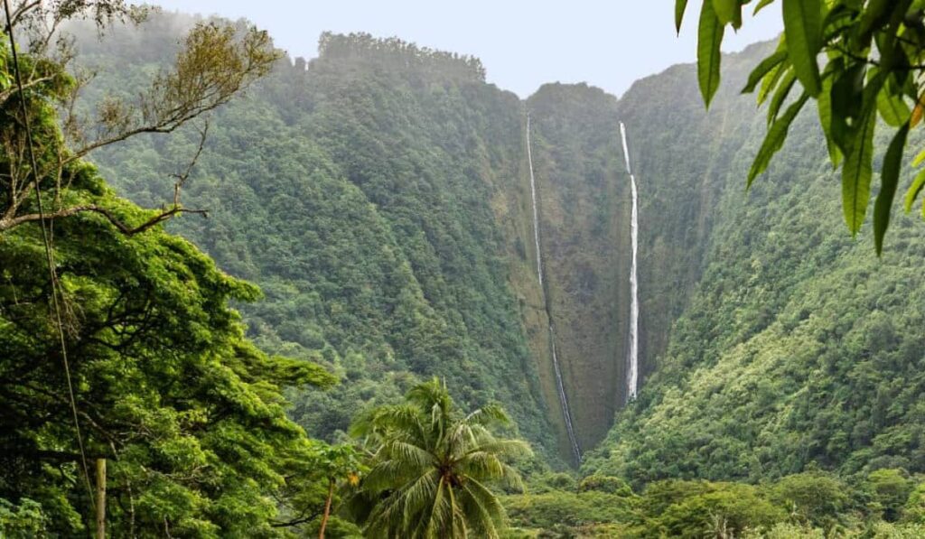 Hi’ilawe Falls on Hawaii Island