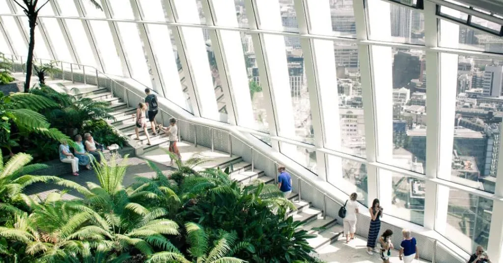 The Walkie Talkie building housed the hidden gem, Sky Garden in London