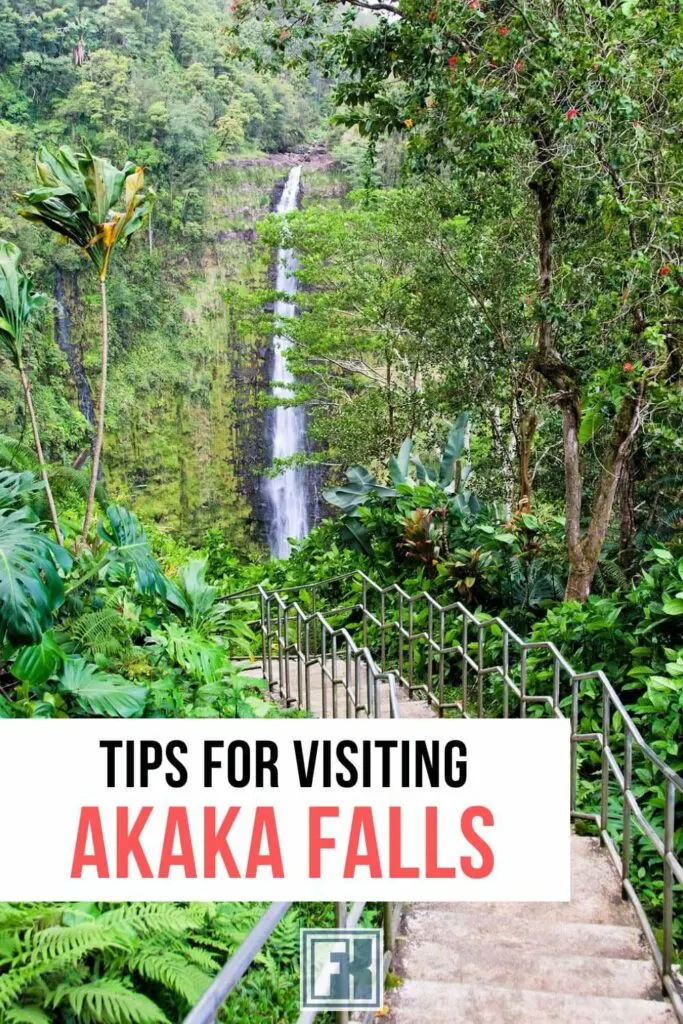 Paved path to Akaka Falls in Hawaii