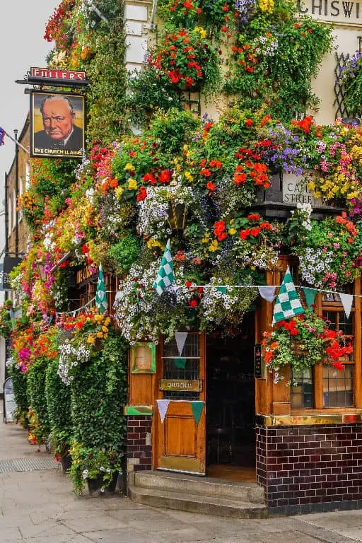 Churchill Arms pub, London