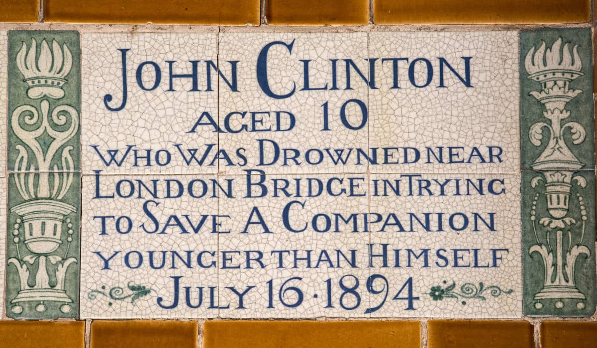 Postman's Park plaque