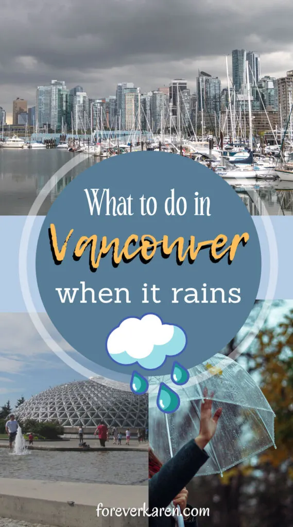 Images of Vancouver, Canada in the rain