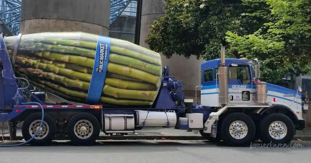 Ocean Concrete's weird Vancouver cement truck