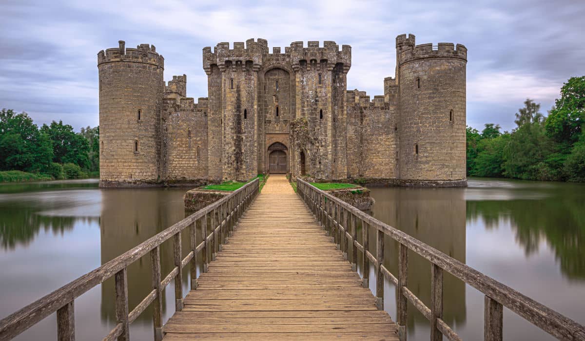 Bodiam Castle in Sussex