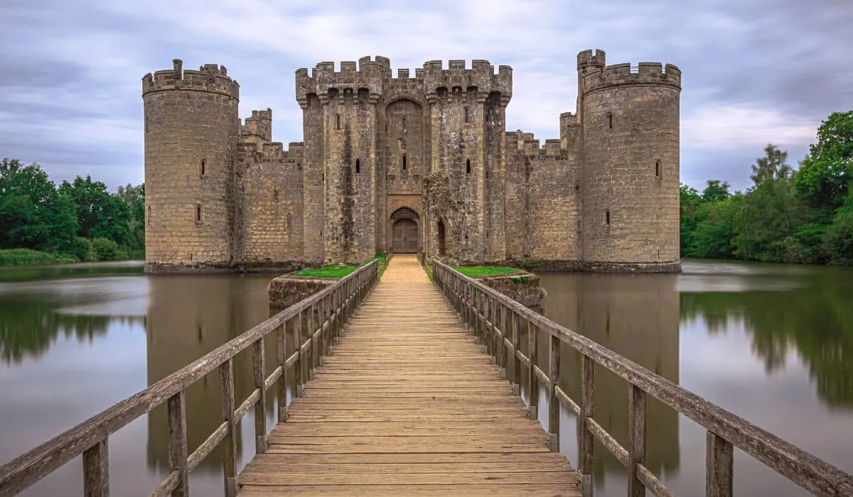 Bodiam Castle in Sussex