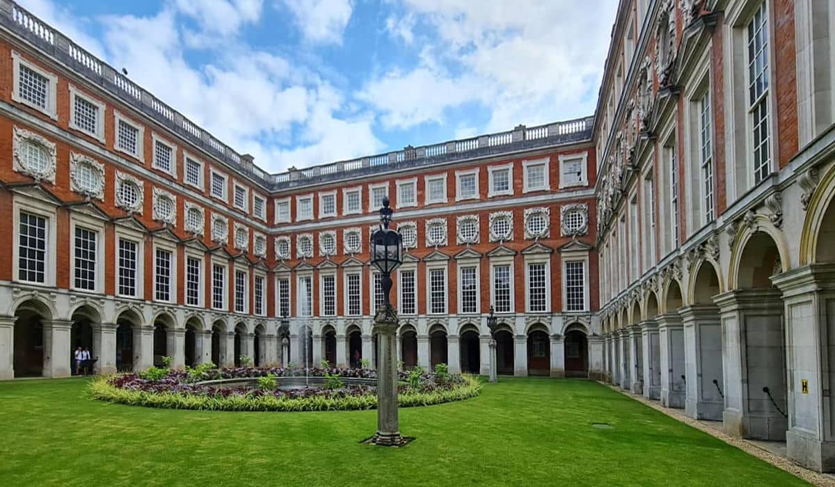Hampton Court courtyard