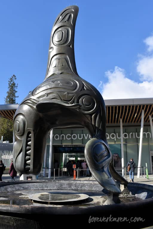 Bill Reid sculpture at the Vancouver Aquarium