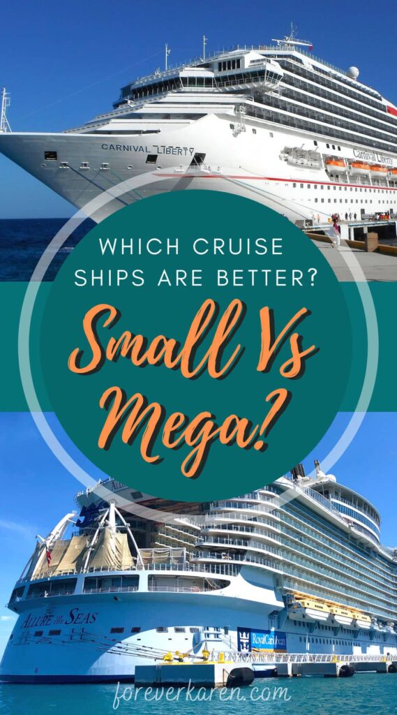 As the cruising industry grows, the desire for bigger and better accelerates. Some mega-ships carry as many as 6000 passengers. But is bigger better? Let’s compare the smaller ships with their larger sisters and find out which one is best for you.
