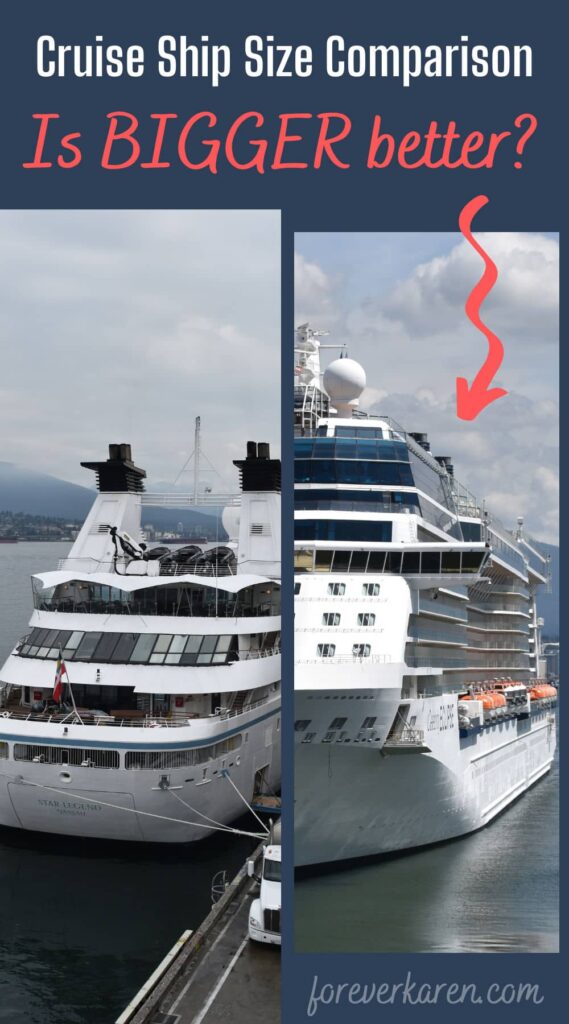 There are countless numbers of new cruise ships, each one bigger and better than the last. But are larger ships better? Discover the differences in cruise ship sizes and decide which one works best for your family.


