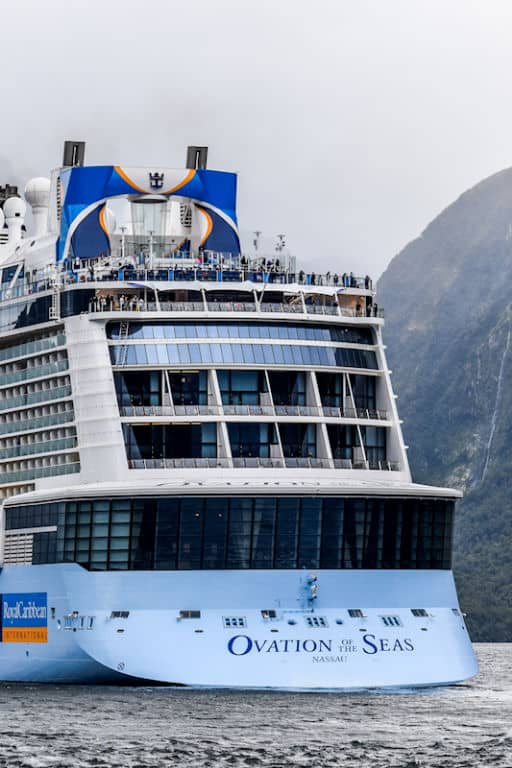 Ovation of the Seas can carry 5,000 passengers
