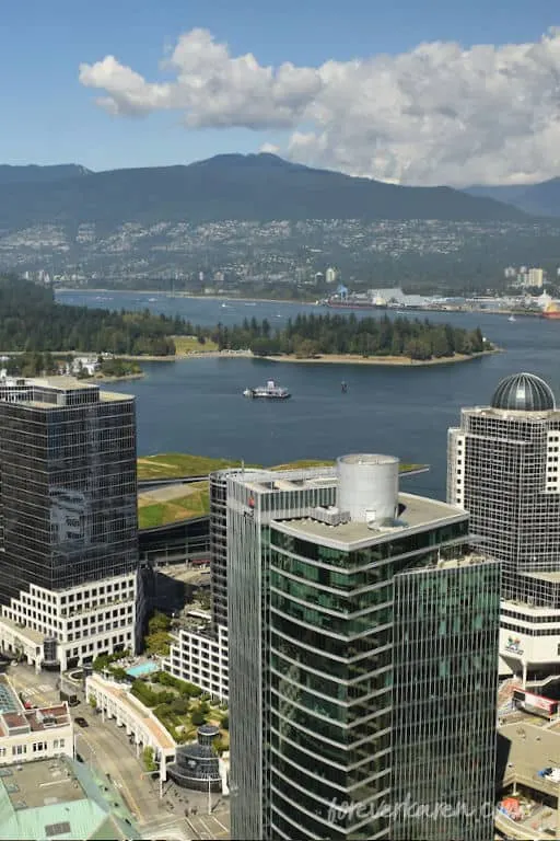 Stanley Park from Harbour Centre Lookout