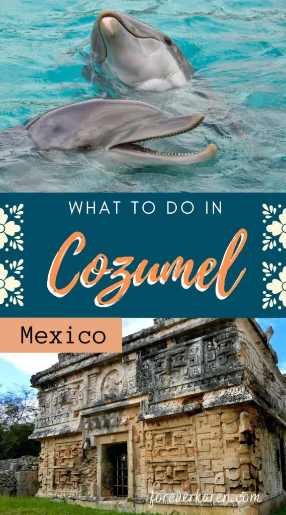 Dolphin Discovery and a Mayan ruin in Cozumel, Mexico