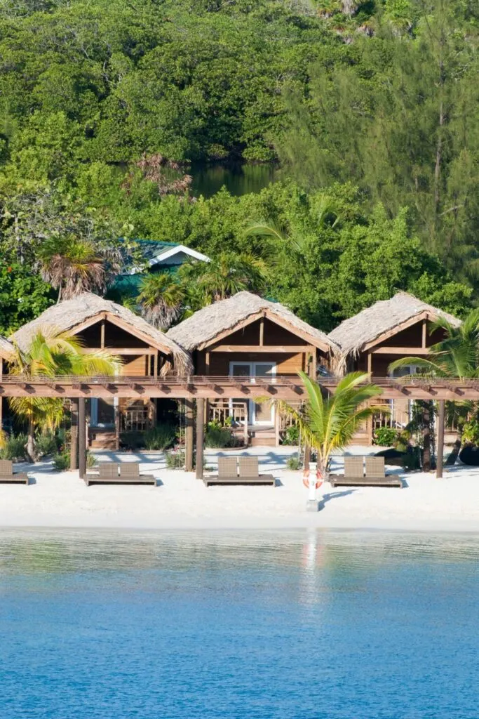 Cabanas at Mahogany Bay Beach