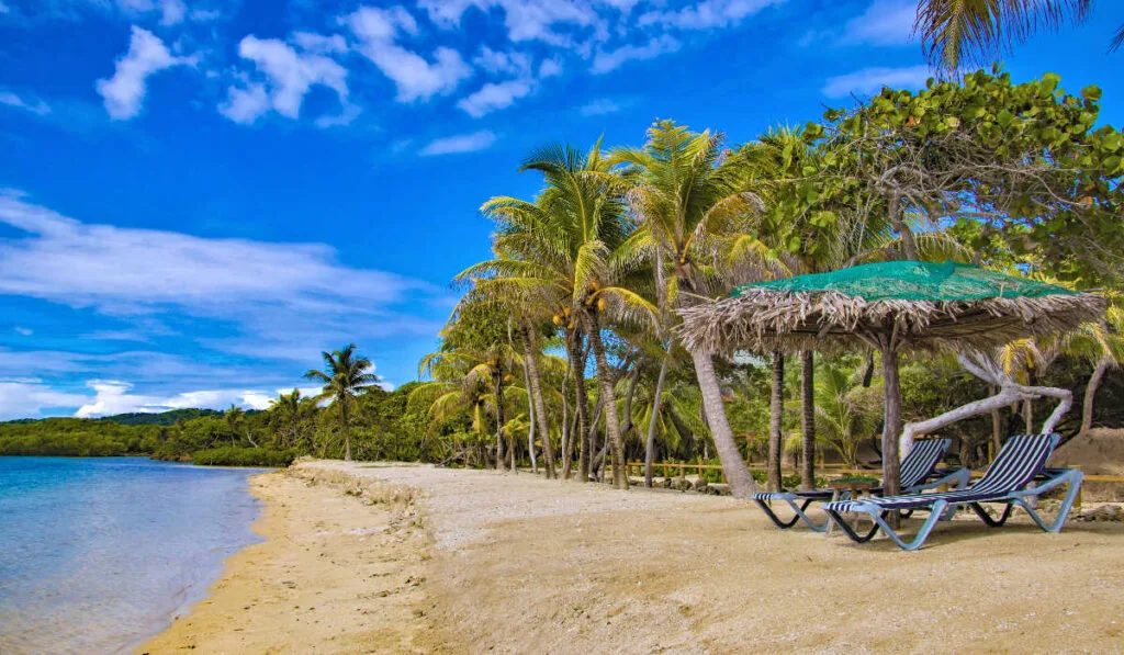 Secluded Roatan beach