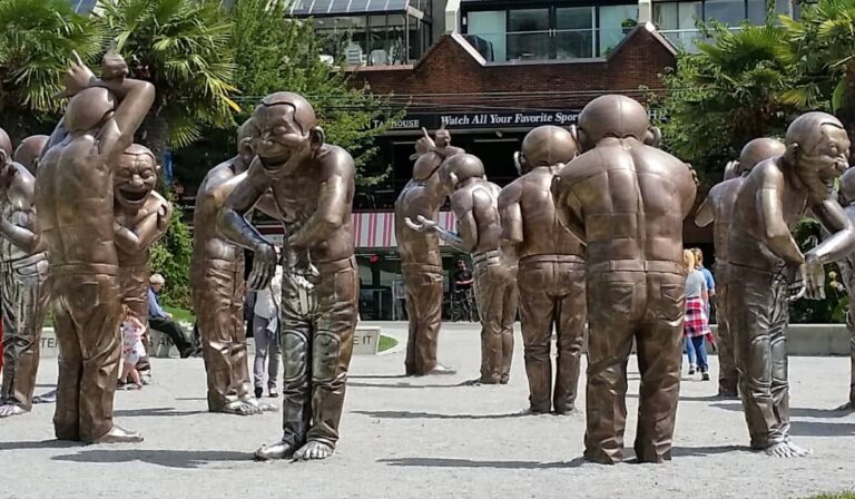 Vancouver's A-maze-ing Laughter sculpture