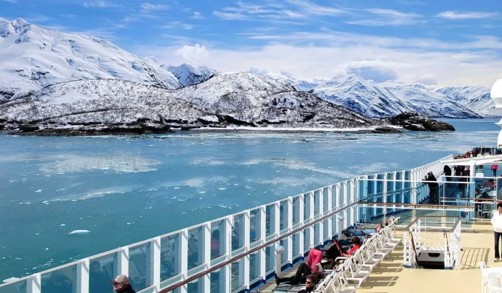Cruising in Disenchantment Bay in Alaska